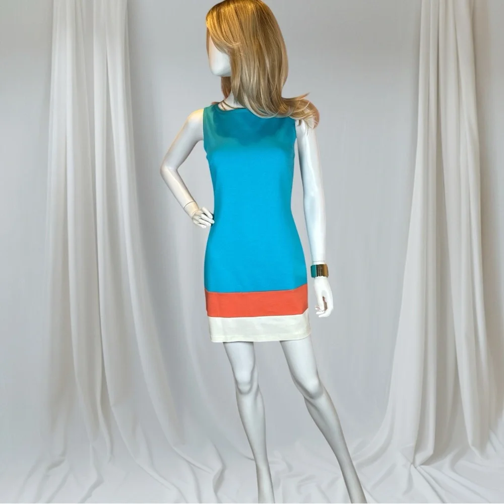 Trina Turk Colorblock Sheath Mini Dress - Picture 10 of 10